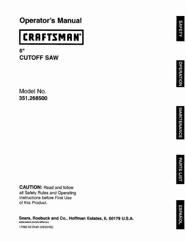 Craftsman Saw 351 268500-page_pdf